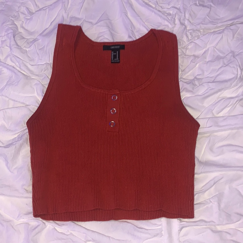 FOREVER 21 TANK TOP (size M), slightly worn